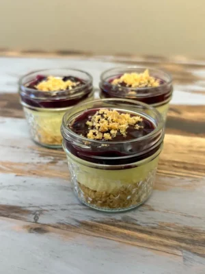 Lemon-Blueberry Cheesecake*